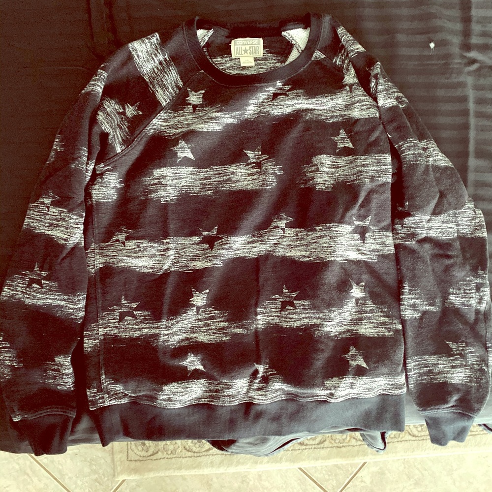 Converse all star sweat shirt L nwot